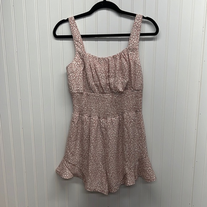 NWT She‎ and Sky pink leopard print romper